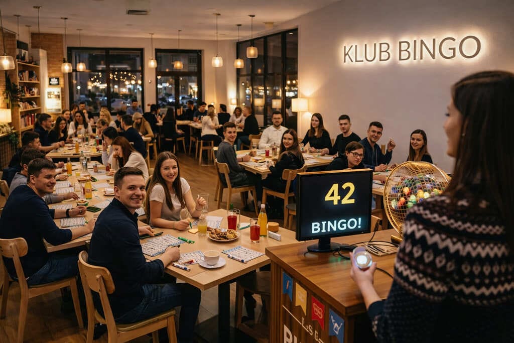 Przestrzeń klubu w Warszawie